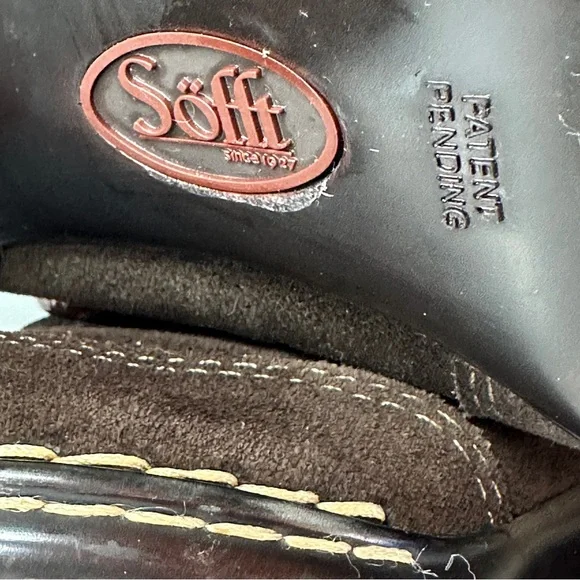 Sofft Sagan Suede Buckle Shearling Heeled Boots 8 - Picture 10 of 10